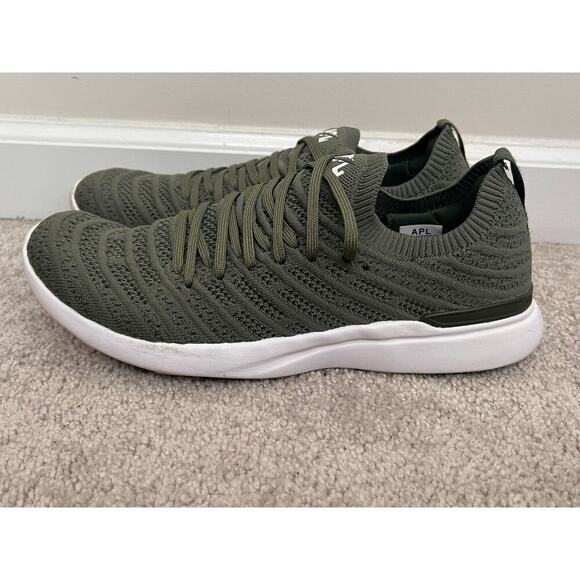 APL Techloom Wave Sneakers Shadow Green Women's Size 11 - Picture 6 of 10
